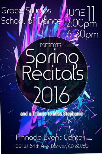 Spring Recitals 2016